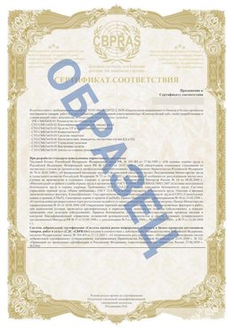 Образец Приложение к СТО 01.064.00220722.2-2020 Николаевск-на-Амуре Сертификат СТО 01.064.00220722.2-2020 